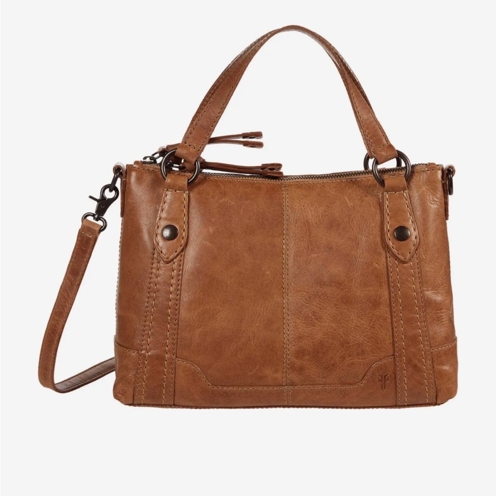 Frye Melissa satchel in dark brown